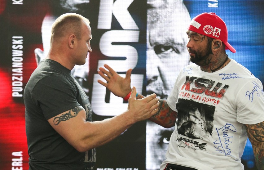 KSW 35 w Ergo Arenie. Pudzianowski: Teraz możemy iść na piwo, ale potem będziemy się lać! [WIDEO]