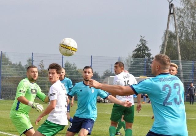 07.10.2018 wegrzce wielkiestadion lks wegrzcanka wegrzce wielkie - pilka nozna - iv liga, grupa zachodnia - mecz  lks wegrzcanka wegrzce wielkie - dalin myslenicen/z fragment spotkaniafot. andrzej wisniewski / polskapresse / dziennik polski