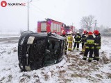 Wypadki w Liszkach, Rząsce, Rudawie, Krasieńcu Starym. Zaśnieżone drogi, ogromne utrudnienia i zderzenia pojazdów [ZDJĘCIA]