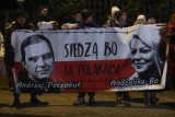 Białystok. Manifestacja solidarności z Andrzejem Poczobutem. Zobacz wideo