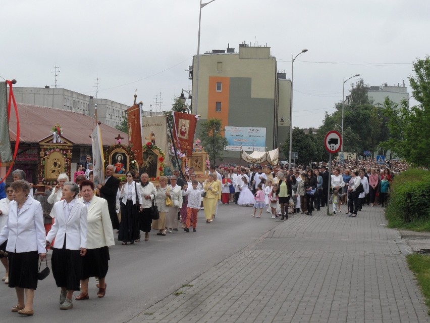 Procesja Bożego Ciała w Myszkowie [ZDJĘCIA]