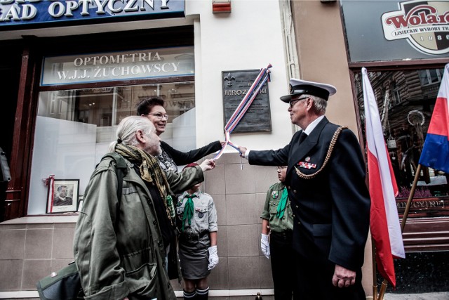 We wtorek odsłonięto tablicę pamiątkową na cześć Bernarda Mrozińskiego.