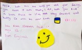 Wzruszające listy dzieci dołączane do paczek z pomocą dla uchodźców z Ukrainy [ZDJĘCIA]