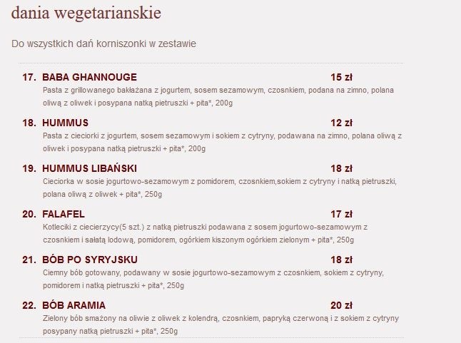 Aramia w Szczecinie. Kuchenne Rewolucje Magdy Gessler - menu...