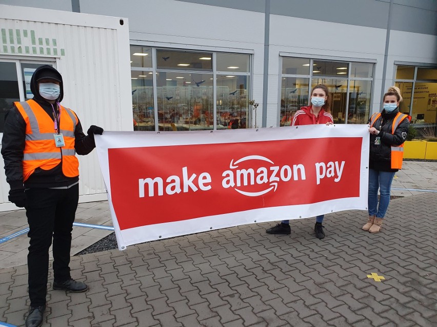 "Make Amazon pay" - do akcji przyłączyli się pracownicy...