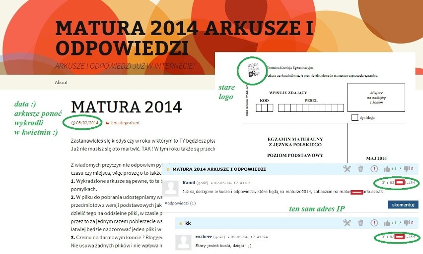 Matura 2014: Przecieki i lipne arkusze egzaminacyjne. Nie daj się oszukać!