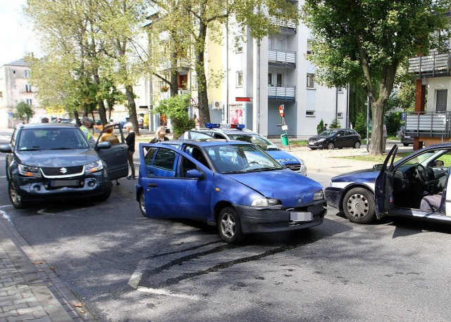 Do zderzenia trzech aut doszło 31 sierpnia 2014 roku na ul. Sulejowskiej w Piotrkowie