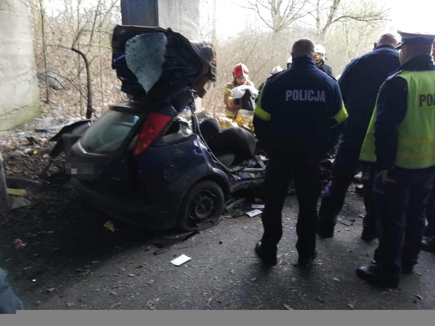 Wypadek był pomiędzy Starą Dąbrową a Białuniem w powiecie...