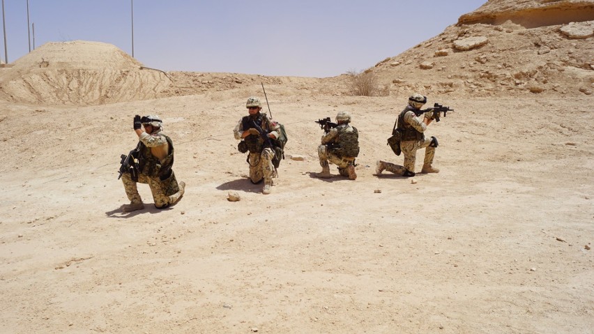 Żołnierze 12. Szczecińskiej Dywizji Zmechanizownej w Iraku. Szkolili się w piaskach pustyni [ZDJĘCIA]