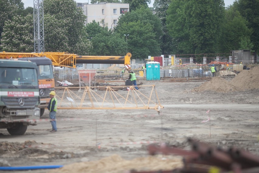 Wstrzymano budowę stadionu Widzewa Łódź. Odkryto ludzkie szczątki 