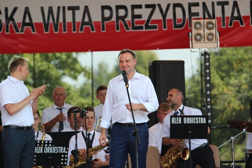 Prezydent Andrzej Duda w Janowie Lubelskim (ZDJĘCIA)