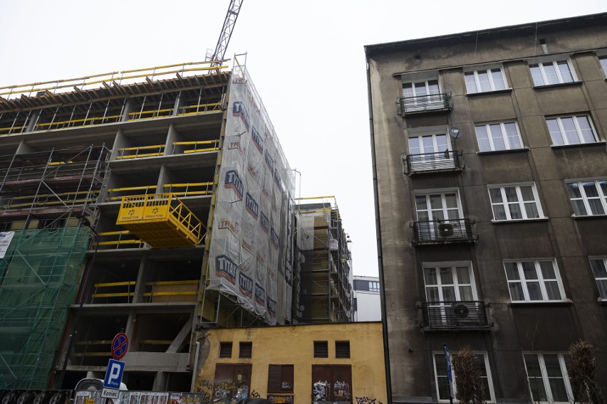 Budowany hotel w centrum Krakowa przy ulicy Worcella. Będzie...