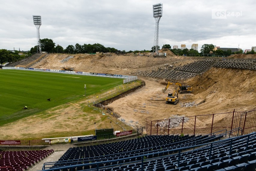 Nowy stadion w Szczecinie. Nowe wieści z budowy [ZDJĘCIA]