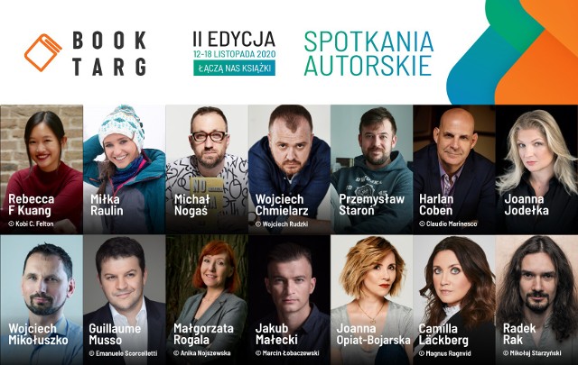 W internetowym BookTargu, który potrwa od 12 do 18 listopada, wezmą udział znani pisarze z Polski i z zagranicy