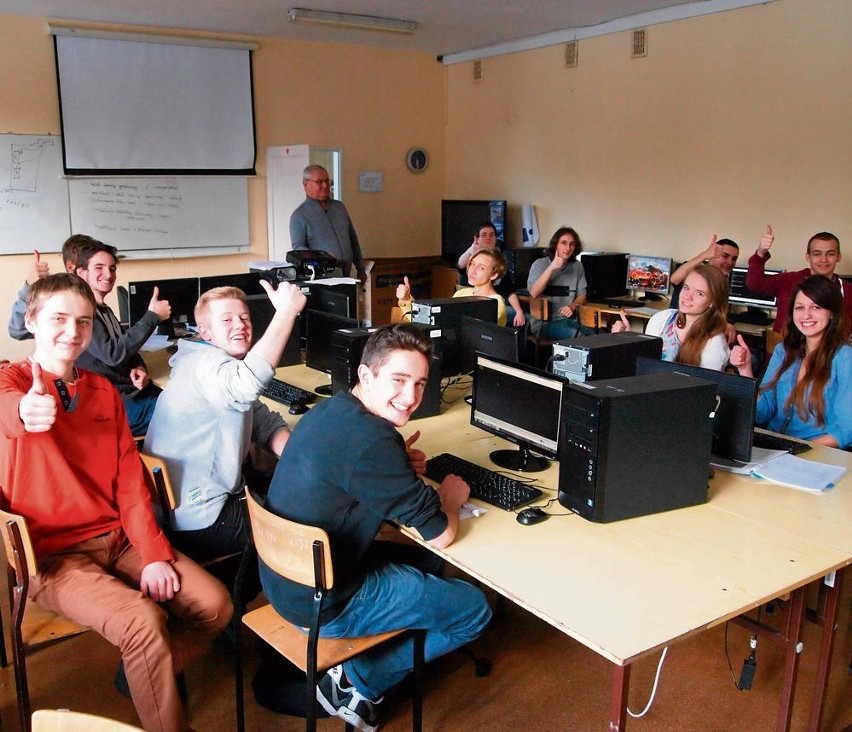 Uczniowie III klasy Technikum Ekonomicznego w Zakopanem