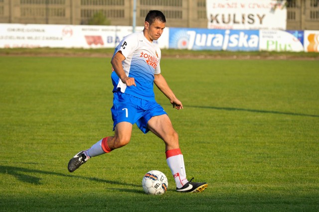 Piotr Szczudrawa zdobył pierwszego gola dla Chemika.