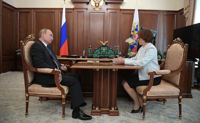 Elwira Nabiullina jest szefową banku centralnego Rosji od 2013 roku.