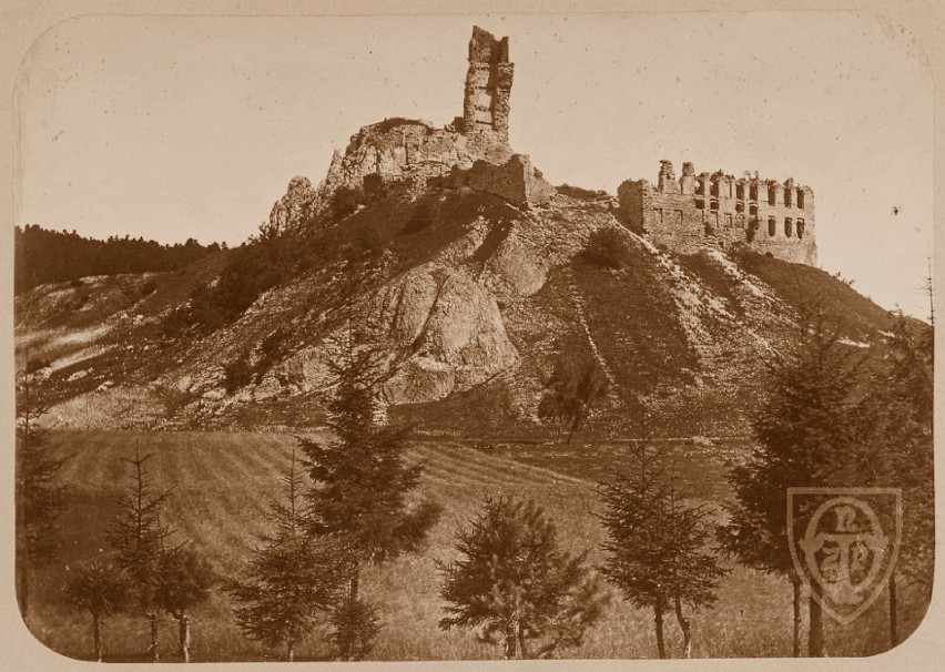 Zamek w Rabsztynie w 1874 roku