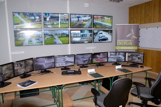 Monitoring na Politechnice Białostockiej ma 15 kamer
