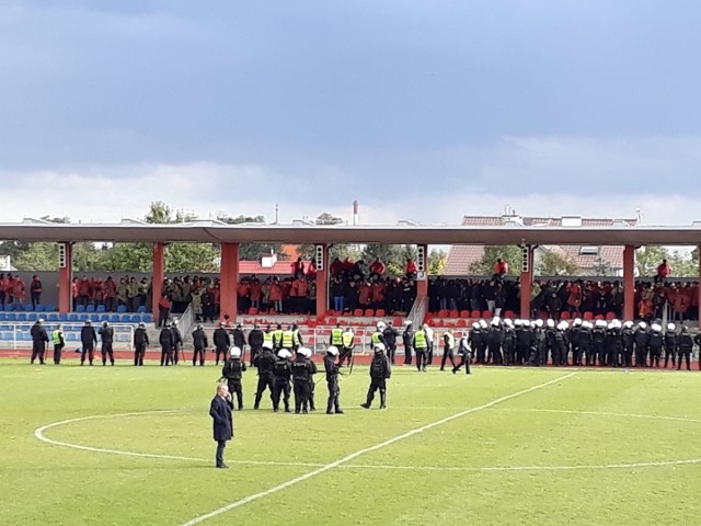 Na stadionie w Sandomierzu interweniowała policja