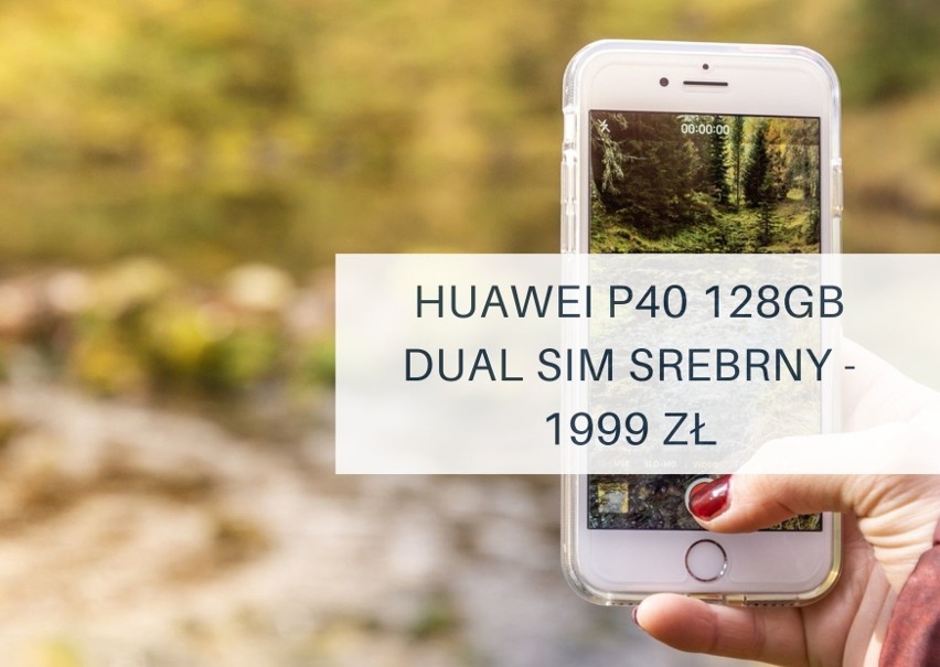 Huawei P40 128GB Dual SIM srebrny - 1999 zł...