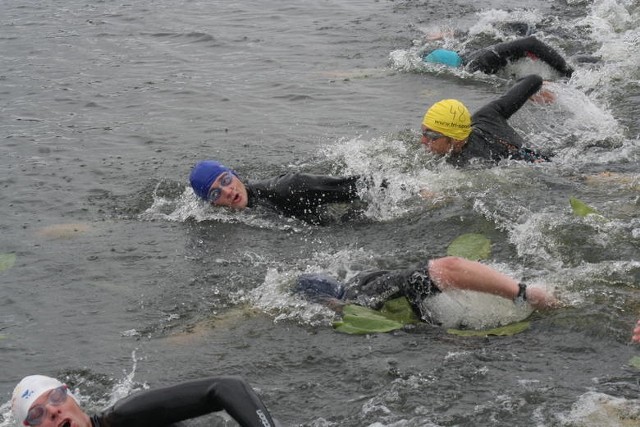 Pierwszy triathlon organizowany przez Mondi w Chełmnie