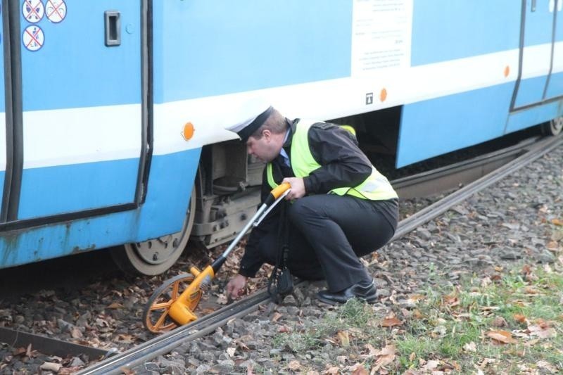 Wrocław: Tramwaj wykoleił się na Biskupinie. Jeździły autobusy zastępcze