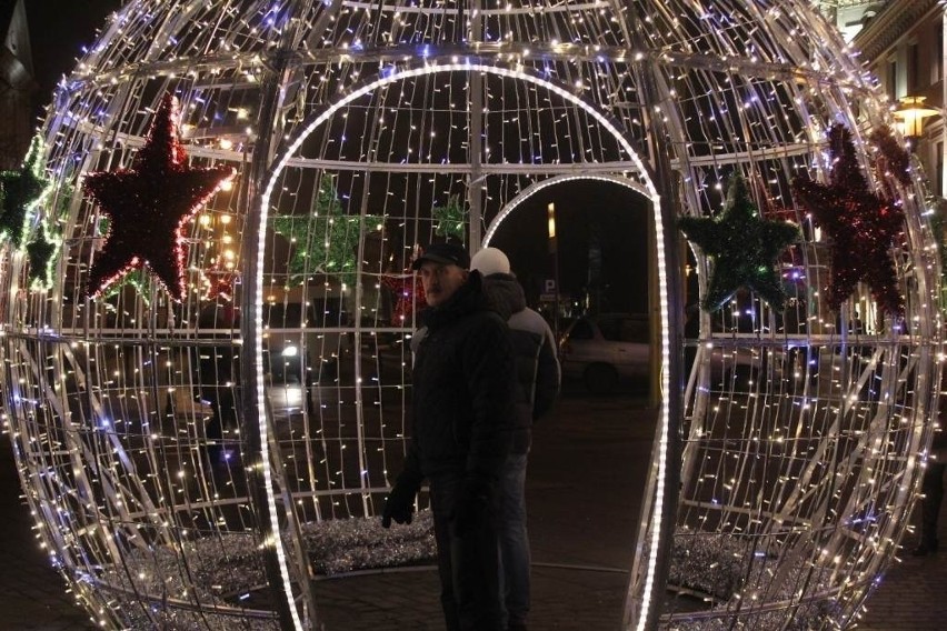 Ubiegłoroczna świąteczna iluminacja w centrum Lublina