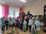 Iron Man w przedszkolu w Drożdzienicy, czyli superbohater odwiedza dzieci z Ukrainy [zdjęcia]