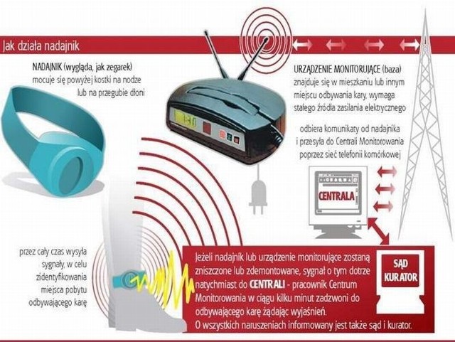 W całej Polsce obecnie elektroniczne obroże nosi 5 tys. osób, którzy odbywają karę w domu. Od początku funkcjonowania karą w tym systemie objęto 16.021 osób.