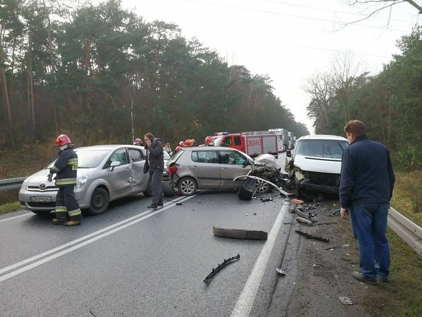 Po godzinie 11 doszło do wypadku na drodze krajowej 62 na...