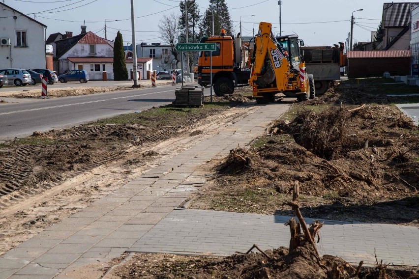 Rozbudowa dk65 w Mońkach już się rozpoczęła