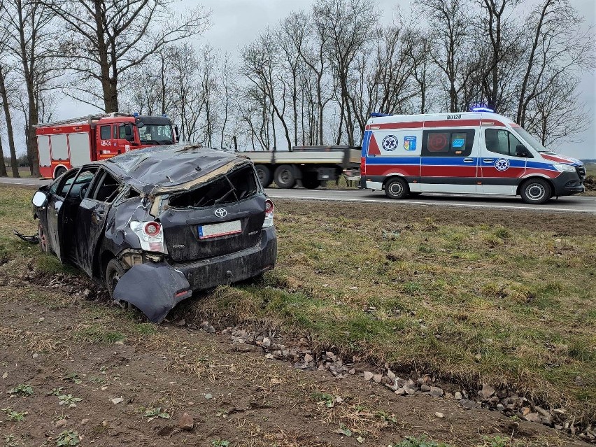 Wypadek niedaleko Bociek