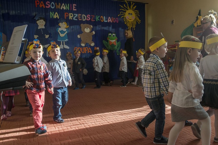 Pasowanie przedszkolaków w Publicznym Przedszkolu numer 15 w Radomiu