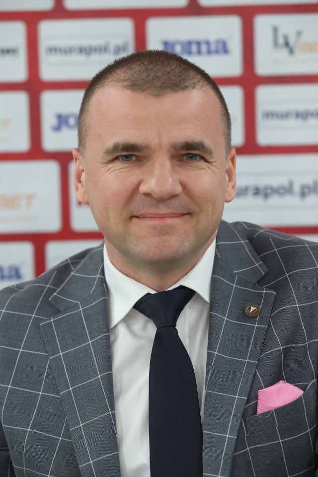 Prezes Widzewa Jakub Kaczorowski