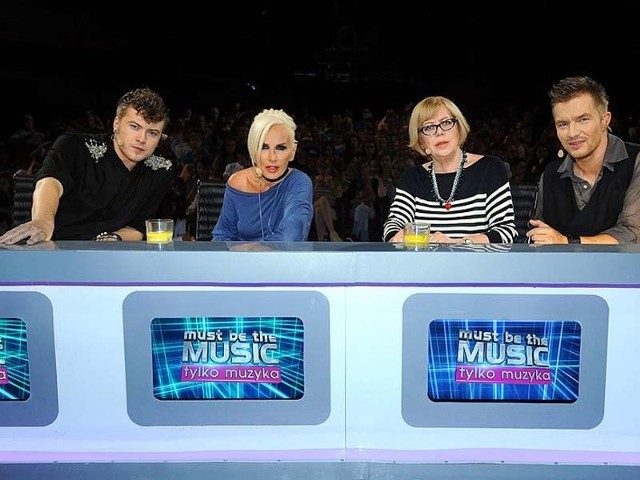 Jury programu Must Be The Music. Tylko Muzyka: Łozo, Kora Jackowska, Elżbieta Zapendowska i Adam Sztaba.