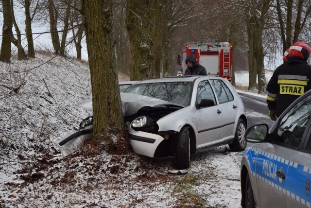 Wypadek pod Chlebowem w pow. bytowskim [16.12.2018]