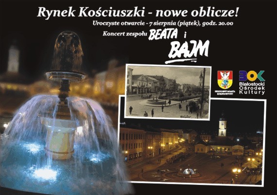 Sfotografuj Rynek Kościuszki w czasie otwarcia i przyślij zdjęcie