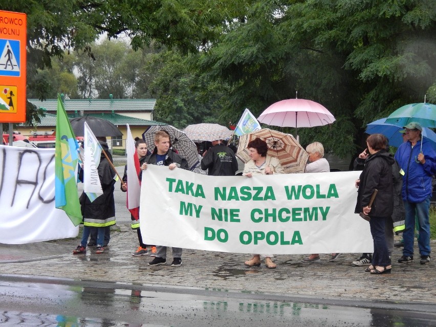Manifestacja w Czarnowąsach i pod Elektrownią Opole.