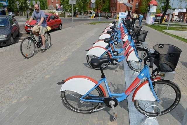 Toruński Rower Miejskiparking przy CKU