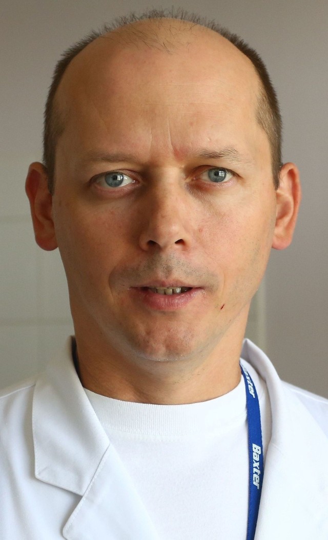 Lekarz medycyny Wojciech Majchrzak.