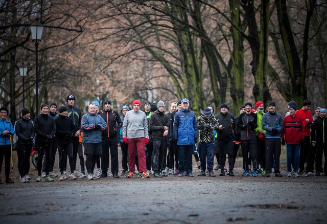 Parkrun w Parku m. Poniatowskiego w Łodzi