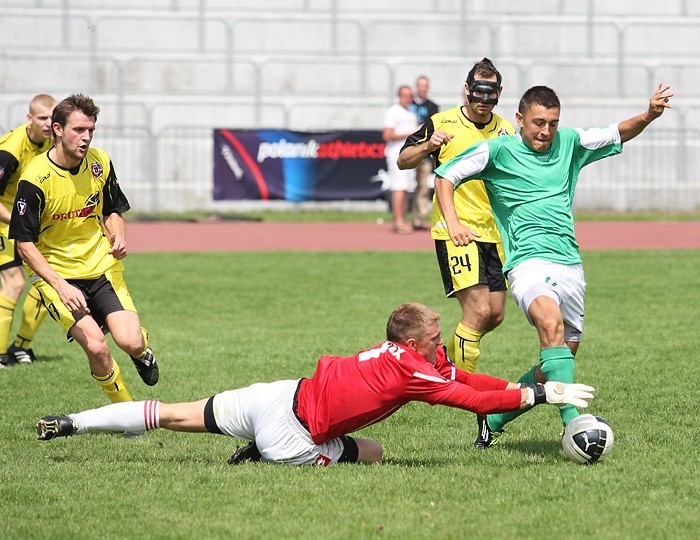 Sparing na stadionie 650-lecia. Gryf Slupsk - Bytovia Bytów...