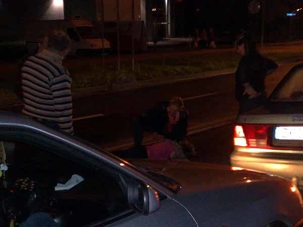 Koszalin: Potrącenie kobiety na ulicy Traugutta...