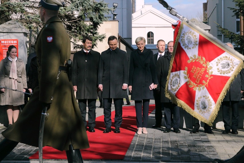 Prezydent Węgier i prezydent Polski w Piotrkowie