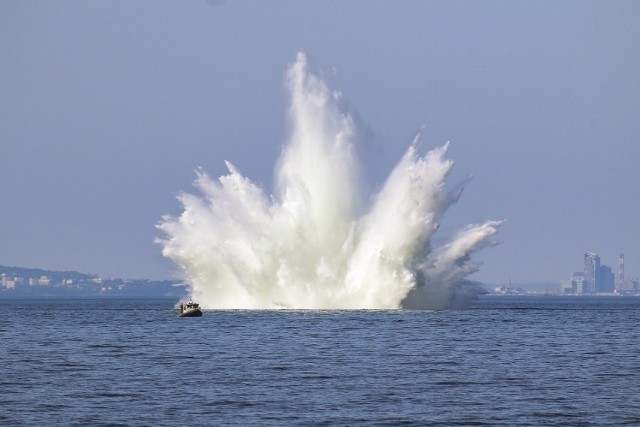 We wtorek 6.12.2022 zneutralizowano minę morską na Zatoce Gdańskiej na wysokości Gdyni