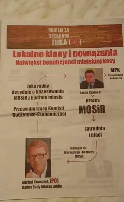 Ulotkami uderzają w prezydenta Żuka… i zaliczają wtopę