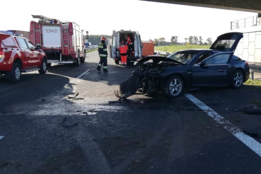 Wypadek na A1 w naszym regionie. Policja wyjaśnia okoliczności 