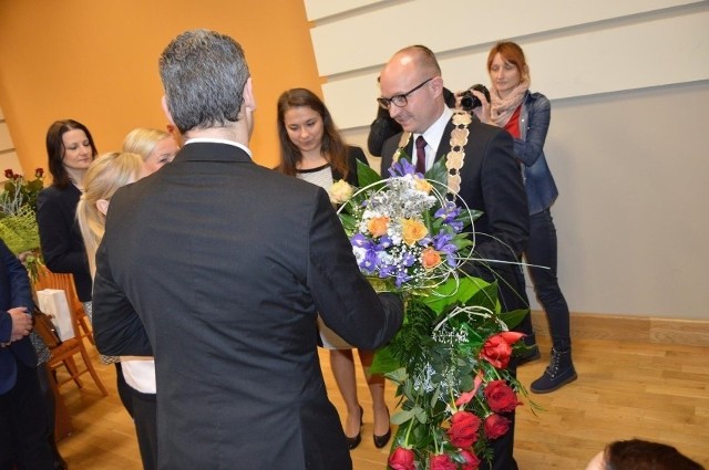 tak wyglądało ślubowanie prezydenta Włocławka Marka Wojtkowskiego
