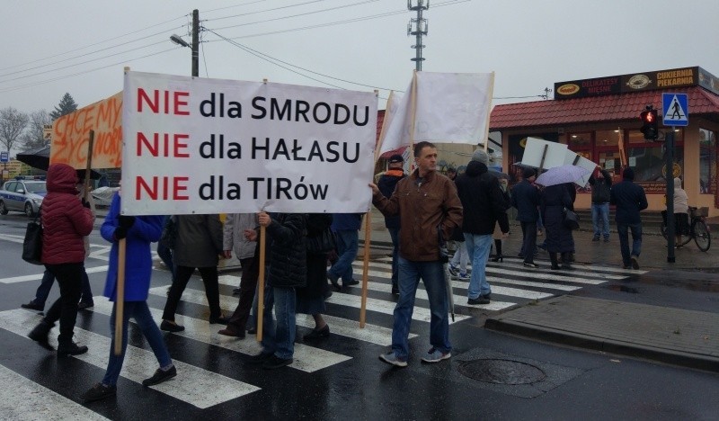Tak wyglądał protest na Kurczakach w październiku 2017 r.
